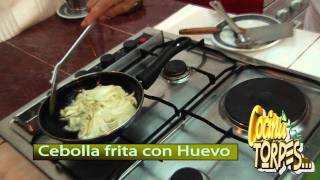 ✅ Huevo Frito con Cebolla  Cocina Para Torpes 👍🏻 [upl. by Orvil]