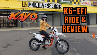 Kayo K6 EFI Ride amp Review [upl. by Ynnek]