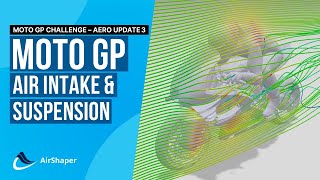 MotoGP Aerodynamics  Air intake and suspension covers  Dotto Creations AirShaper Aero Update 3 [upl. by Cletus]