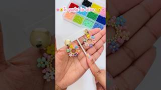 Diy aretes de flores con mostacillas 🌸🌼🌺 aretes bisuteria mostacillas diy diycrafts shorts [upl. by Sylvanus]