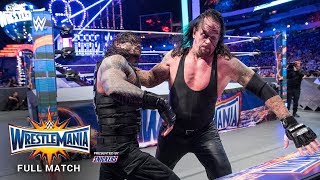 FULL MATCH  Roman Reigns vs The Undertaker  No Holds Barred Match WrestleMania 33 [upl. by Ailil]