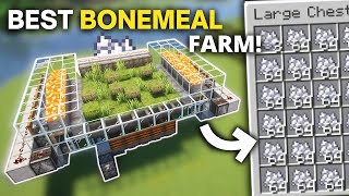 Minecraft Fastest Bone Meal Farm In 121 Minecraft  1800 Perh [upl. by Notgnimer]