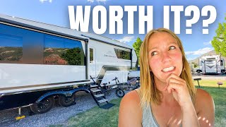 Free Camping VS 82Night RV Park RV Living in Durango CO [upl. by Siroval483]