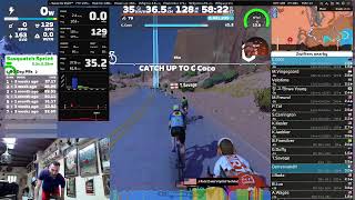 Zwift Running  Tour of Watopia  Stage 3  Tempus Fugit 5k [upl. by Yorle]