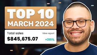 The 10 Absolute Best Products To Dropship In March 2024 [upl. by Atibat]