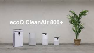 Starker Luftreiniger für grosse Räume  ecoQ CleanAir 800 [upl. by Aratihc]