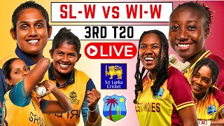 🔴Live SLW vs WIW Live Match  Sri Lanka Women VS West Indies Women  Live cricket match today [upl. by Hardy]