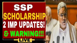 SSP SCHOLARSHIP 2 IMPORTANT UPDATESamp BIG WANING FOR SSP SCHOLARSHIP STUDENTSSSP SCHOLARSHIP UPDATE [upl. by Reger]