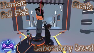 Human Fall Flat Xbox Series X Laboratory Level  Finale The Strange Machine [upl. by Enytsirhc]