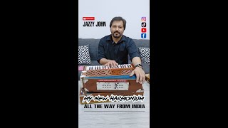 Harmonium Unboxing  First Impression  Jazzy John  Mumbai India [upl. by Ahterod]