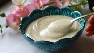 Homemade Tahini Recipe  How To Make Tahini Paste At Home [upl. by Stiles212]