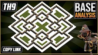 THE BEST TH9 HYBRIDTROPHY Base 2024  Town Hall 9 TH9 Hybrid Base Design – Clash of Clans [upl. by Ginnifer923]