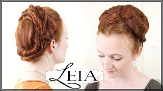 Leia Hair Tutorial from Star Wars the Force Awakens [upl. by Peugia]