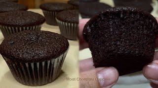 MOIST CHOCOLATE CUPCAKE Recipe [upl. by Trimble]