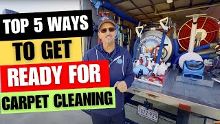 5 Ways to Get Ready for Your Carpet Cleaning Service [upl. by Notsuj]