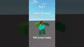 100 jumps today 🥱🥱 [upl. by Bernadene]