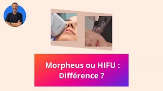 Radiofréquence Morpheus 8 ou Ultrasons HIFU  Lequel choisir  Quelles différences [upl. by Daniela]