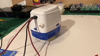 How to wire up an Automatic Bilge Pump and a Rule Panel Switch [upl. by Nayra]