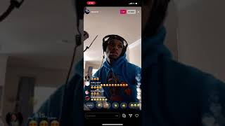 Toosii Recording On New Mic  Ig Live 🔥 [upl. by Attesor985]