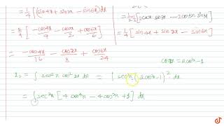 Integrate sinxsin2xsin3xsec2xcos2 2xsin4xcos4x [upl. by Ytinav]