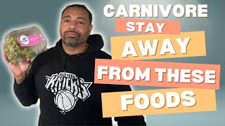 Stay Away From These Foods While On Carnivore Diet [upl. by Oina]