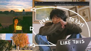 how to edit youtube videos aesthetic  coming of age [upl. by Sixele]