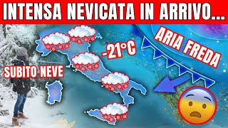 METEO ITALIA La neve sta arrivando Scopri quando e dove [upl. by Rie]