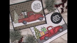 Countdown 2 Christmas Series 2017  Stampendous Truck Tidings  CampCT [upl. by Abrahams592]