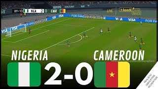 NIGERIA 20 CAMEROON  HIGHLIGHTS • Simulation amp Recreation from Video Game [upl. by Tatianas]