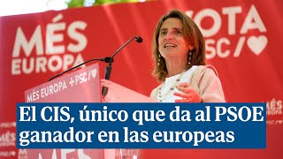 El CIS de Tezanos es la única encuesta que da al PSOE ganador en los comicios europeos [upl. by Loftis337]