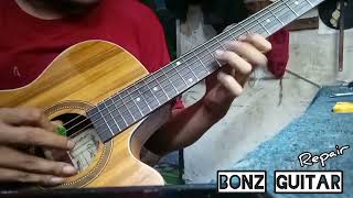 Camwood  Tes sesudah full setup bonzguitar [upl. by Eohce]