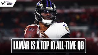 Lamar Jackson is already a Top 10 alltime quarterback  Inside Coverage [upl. by Enahsed]