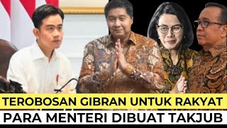 RESPON CEPAT GIBRAN UNTUK RAKYAT 🔥🔥 MARUARAR SIRAIT DAN PARA MENTERI TIDAK MENYANGKA GIBRAN TERBAIK [upl. by Lucien402]