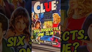 Six Suspects One CLUE mysterygames boardgames [upl. by Ahsocin]