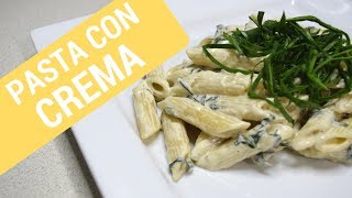 COMO HACER PASTA CON QUESO CREMA FÁCIL Y RAPIDO [upl. by Ahsakat11]