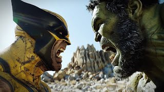 Wolverine VS Hulk in Deadpool 3 [upl. by Ardnaek]