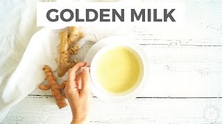 How To Make Golden Milk  Health Benefits Of Turmeric  Healthy Grocery Girl [upl. by Eitsirhc]