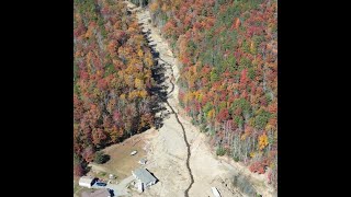 Debris Flow Aftermath WNC Hurricane Helene [upl. by Lim]