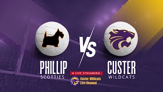 Phillip Scotties vs Custer Wildcats VB [upl. by Akino108]