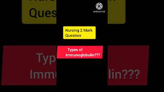 Types of immunoglobulinimmunoglobulinsimmunoglobulinnursingstudentnursingdrmgruniversity [upl. by Anomar847]