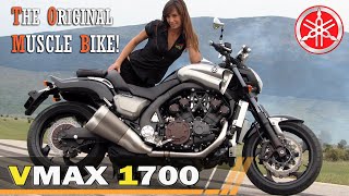 YAMAHA VMAX 1700  The Original MUSCLE Cruiser Bike [upl. by Boser207]