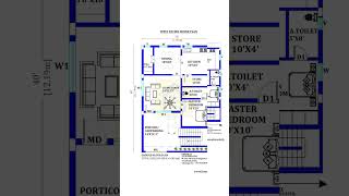 Beautiful West Face House Plans architecturalhouseplans houseplan floorplan shorts viralshorts [upl. by Damick]