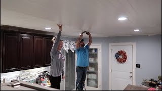 Shiplap Kitchen Ceiling [upl. by Lewse]