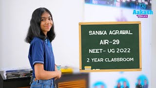 NEET Result 2022  Sanika Agrawal AIR 29  Madhya Pradesh Topper Importance of Staying Consistent [upl. by Gessner999]