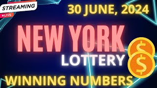 New York Midday Lottery Results For  30 Jun 2024  Numbers  Win 4  Take 5  NY Lotto  Powerball [upl. by Adeehsar]