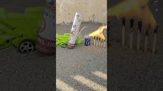 Matchstick Amazing Cracker experiment  Diwali cracker testing 2024 🔥😂🔥shorts crackerstesting [upl. by Alvord]