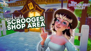 Building Scrooge the Perfect Shop Area  Speed Build  Disney Dreamlight Valley [upl. by Coray447]