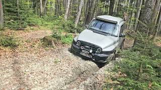 Korando Offroading in Romania [upl. by Arocet]