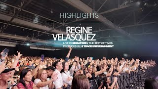 Regine Velasquez Live in Singapore 2024 Video Highlights  4K [upl. by Ettelliw]