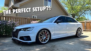 B9 Audi S4 ECS Tuning AERO KIT Install [upl. by Rilda]